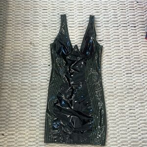 Oh Polly leather dress